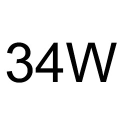 34W