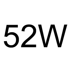 52W