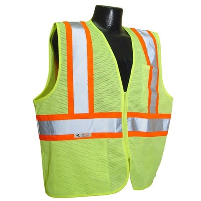 Radians Class 2 Safety Vest with Two-Tone Trim